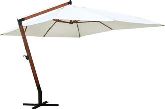 vidaXL Sombrilla Blanca 300x400 Cm Vidaxl