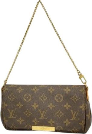 Louis Vuitton Pre-owned Shoulder Bags, female, Brown, Size: ONE SIZE Pre-owned Favorite PM Shoulder Bag