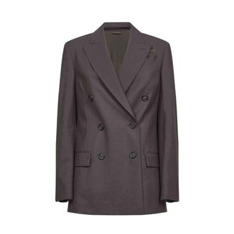 Brunello Cucinelli Donna, Giacche, Marrone, S, new