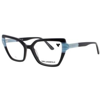 Karl Lagerfeld Ladies Black Rectangular Eyeglass Frames Kl6131