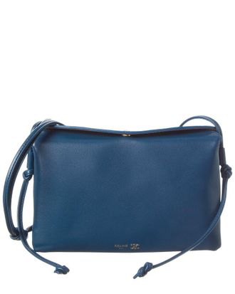 Celine Dnu Inv Celine Trio Leather Shoulder Bag
