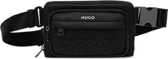 HUGO BOSS Marsupio con placca logo - Nero