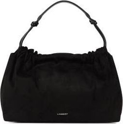 LAMBERT Lara - Vegan Suede Shoulder Bag in Black at Nordstrom