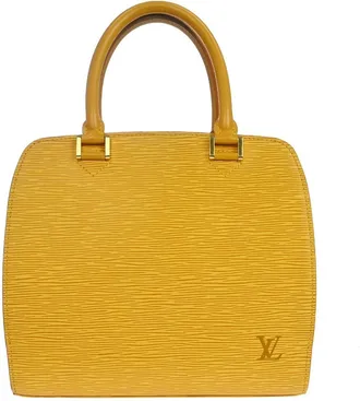 Louis Vuitton Pont Neuf Epi Yellow Leather Handbag (Pre-Owned)
