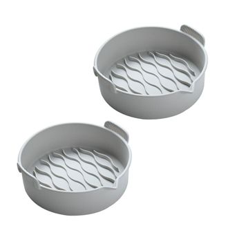 OEM Almohadillas De Silicona Para Freidora De Aire, 2 Unidades, Color Gris, 19,8 Cm (7,8 Pulgadas)