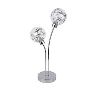 Fabrilamp Sobremesa 2 Luces Modelo Varanasi Cromo Fabrilamp