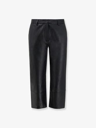Frankie Shop Pantaloni Capri Lior in pelle - THE FRANKIE SHOP - gender_Woman