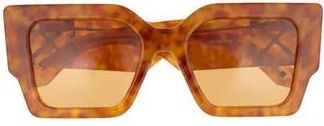 Off-white Catalina 55mm Square Sunglasses in Light Havana Camel at Nordstrom Rack