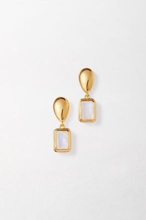 Edge of Ember Pebble Birthstone Drop Earrings in Moonstone (June) at Nordstrom