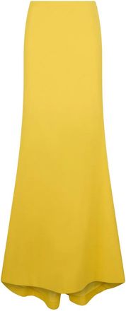 Valentino Garavani flared long skirt - Yellow