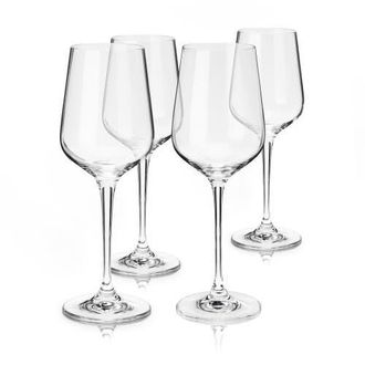 Viski Reserve Inez Crystal Chardonnay Glasses Set of 4 in Clear at Nordstrom