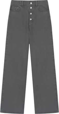 &Aacute;eron Stewart - Dames - Loose Fit Jeans - Grijs - S - Katoen - Jeans