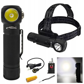 OEM Linterna Frontal Led T&aacute;ctica Multifuncional 2 En 1 Motoledy