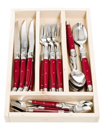 Jean Dubost Dnu Jean Dubost Laguiole 24Pc Flatware Set