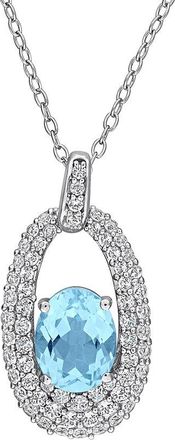 Rina Limor Silver 3.94 Ct. Tw. Topaz Pendant