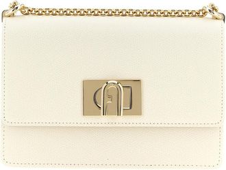 Furla White 1927 Mini Crossbody Bag