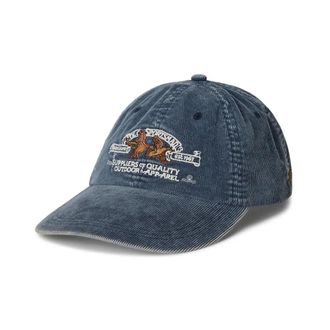 Polo Ralph Lauren Accessoires, Heren, Blauw, ONE Size, Corduroy Baseball Cap