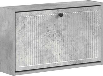 vidaXL Armario De Zapatos Montado En La Pared Ede 71 X 17 X 43 Cm Vidaxl