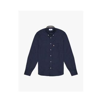 Aquascutum Camicia Tailor - Heren - Casual Overhemden - Blauw - 3XL - Katoen - Overhemden
