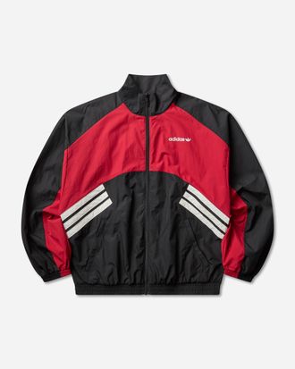 adidas Men s Munich 93 Track Jacket Black / Team Victory Red