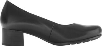 Gabor Blokhak Pomp - Dames - Pumps - Zwart - 36 EU - Leer - Schoenen