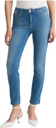Liu Jo Skinny Perfect Monroe Jeans - Dames - Slim Fit Jeans - Blauw - W26 - Katoen - Jeans