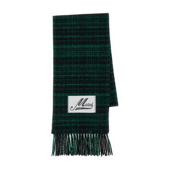 Marni Winter Scarves, female, Multicolor, Size: ONE SIZE Wool Blend Scarf