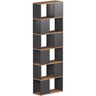 Vicco Separador De Ambientes Eneos, Antracita/roble Dorado, 60 X 186 Cm, Vicco