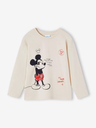 Mickey Mouse Kinder Shirt mit Print Disney MICKY MAUS Oeko-Tex sandfarben