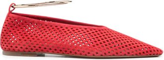 Jil Sander Pumps con cinturino alla caviglia - Rosso