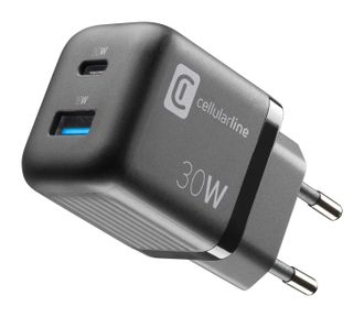 Cellularline Cellularline Multipower Micro Tel&eacute;fono M&oacute;vil, Port&aacute;til, Smartphone, Tableta Negro Corriente Alterna Carga R&aacute;pida Interior