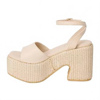 Matisse Footwear Womens Arden Platform Sandal In Ivory