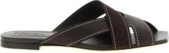 Tod's Weaved Sandalen - Dames - Sandalen - Bruin - 40 EU - Leer - Schoenen