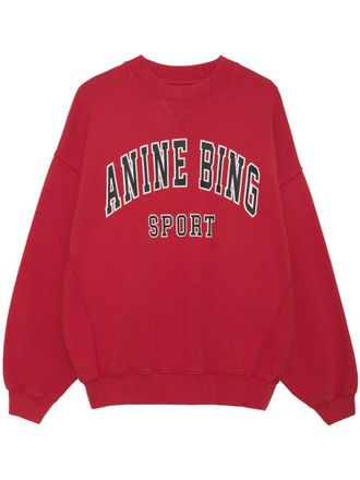 Anine Bing Jaci sweater van biologisch katoen - Rood