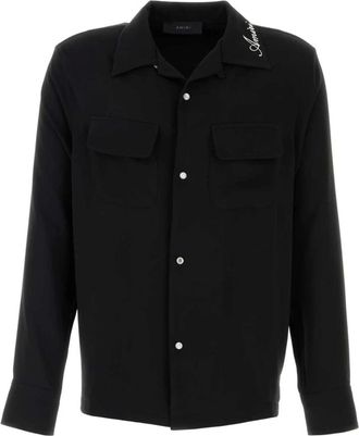 Amiri Hombre, Camisas, Negro, Talla: L