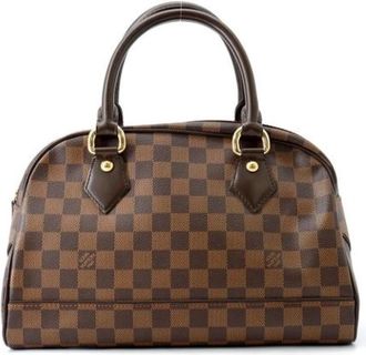 Louis Vuitton Pre-owned Damier Canvas Handbag - Dames - Vintage Handtas - Bruin - ONE Size - Vintage