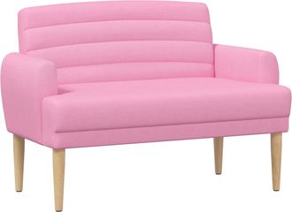 vidaXL Sof&aacute; Amoroso Con Botones Acolchados Rosa 116 X 67 X 80 Cm Tela Vidaxl