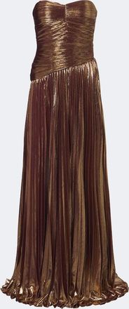 Retrof&ecirc;te Retrof&ecirc;te Sabba pliss&eacute; lam&eacute; gown