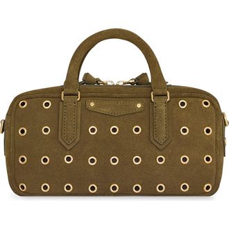 Rebecca Minkoff Industry Grommet Leather Bowler Bag in Jungle at Nordstrom