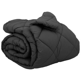 vidaXL Edred&oacute;n De Invierno Antracita 200 X 200 Cm Microfibra Vidaxl