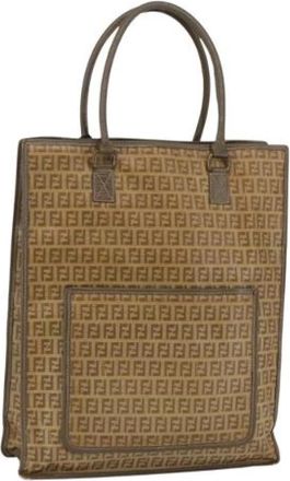 Fendi Pre-owned Plastic Tote Bag - Dames - Vintage Shopper - Beige - ONE Size - Vintage