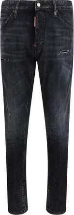 Dsquared2 Heren, Jeans, Zwart, Maat: XS Katoen