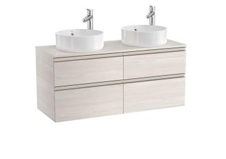 Roca Mueble The Gap P/lav.dbl.1200x460 Fresno N&oacute;rdico P/lavabos Sbenc.dos Cjn