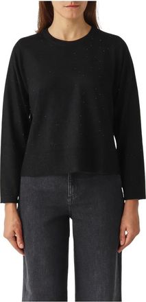 Nenette Dames, Truien, Zwart, Maat: S Wol