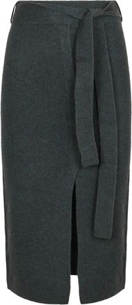 Emporio Armani Gonna a coste - Grigio