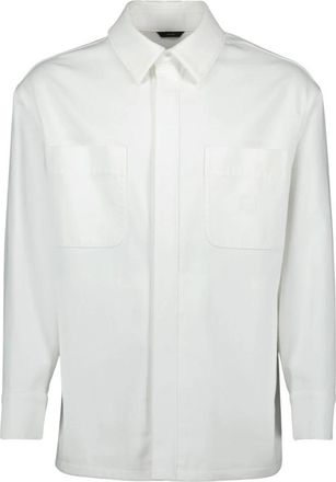 Fendi Witte Denim Jas Lente-Zomer 2025 - Heren - Zomerjassen - Wit - L - Denim - Jassen