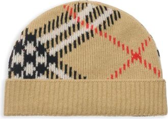 Burberry Berretto con motivo jacquard - Toni neutri