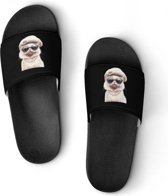 Generic Fashion Cat Shower Shoes Slipper for Women Men Beach Slippers Quick Drying Non Slip Open-Toe Sandals