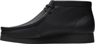Clarks Mens Wallabee Evo Boot, Color Black Leather, Size: 8.5 UK