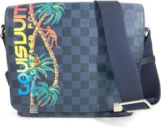Louis Vuitton Pre-owned Cross Body Bags, male, Blue, Size: ONE SIZE Pre-owned Vintage Cross Body Bag